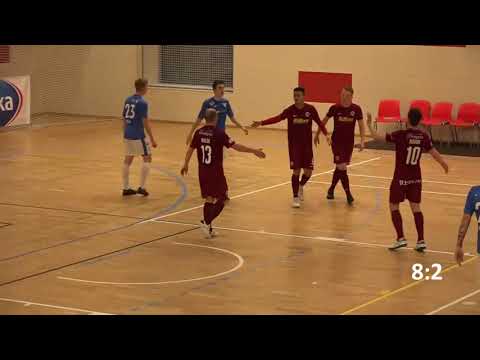 SESTŘIH I 22. kolo VARTA futsal ligy AC Sparta Praha vs. Helas Brno 15:3