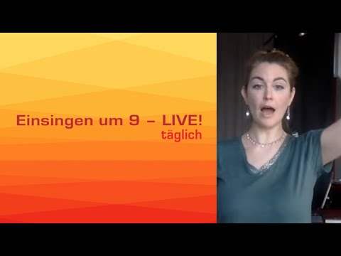 Einsingen um 9 vom 26.03.2020 - BRUSTBEIN HOCH / BECKENÜBUNG - mit Julia Schiwowa