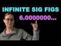 Numbers with Infinite Significant Figures:  Exact Definitions