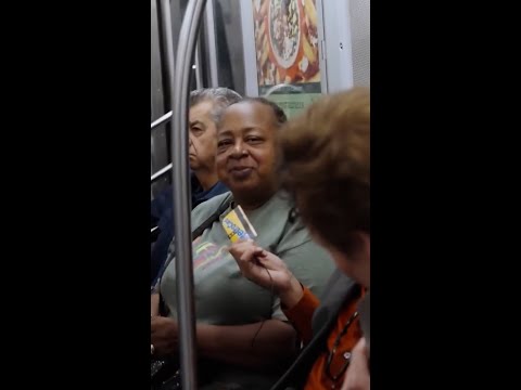 Women in viral Conan O'Brien subway bit speaks out