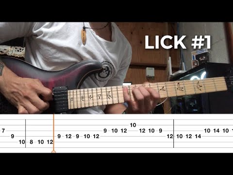 4 KILLER HYBRID PICKING LEGATO LICKS - Osvaldo Fdez