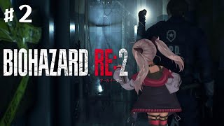 ┊BIOHAZARD RE:2┊ バイオハザードでゾンビと友達になってみた#2【魔使マオ/にじさんじ】