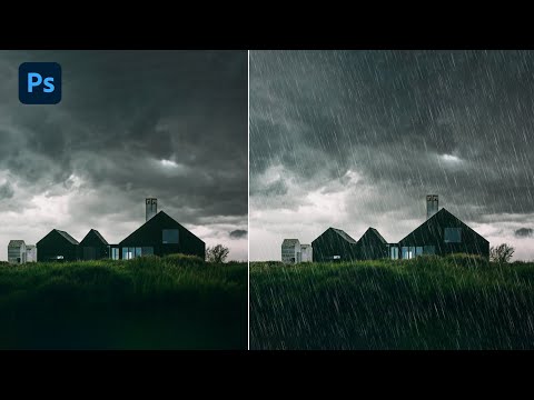 How to create Realistic Rain Effect in Photoshop | Photoshop Tutorial for Beginners 