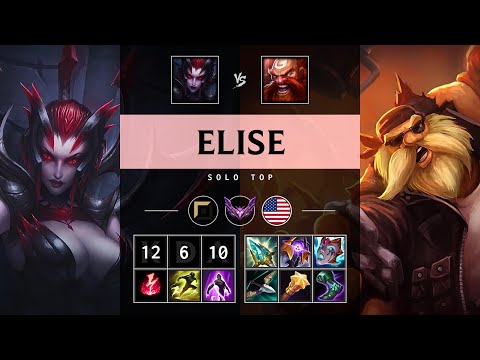 Elise Top vs Gragas - NA Master Patch 25.13