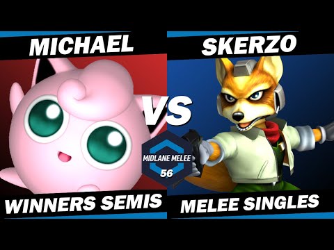 Michael vs Skerzo - Winners Semi Finals | Midlane Melee 56