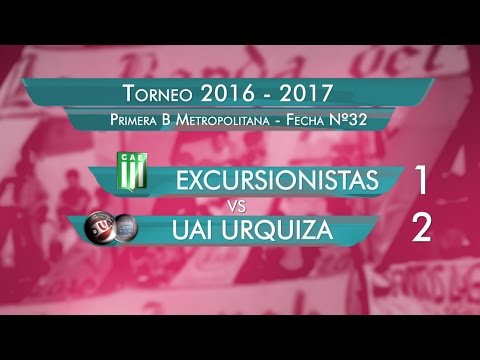 RESUMEN Excursionistas 1 - UAI Urquiza 2