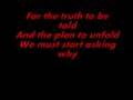 DISTURBED - SACRED LIE (WITH LYRICS)