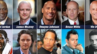 See Famous Bald Actors Before They Lost Their Hair