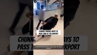 Chunkz Finding Ways To Pass Time At The Airport #Chunkz