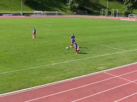 Fussballtraining: Doppelpass #5 - Passen - Technik