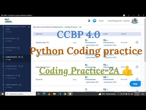 Python Coding Practice 2a Nxt Wave Nxtwave Ccbpacademy Coding Ccbpintensive Python Ccbp