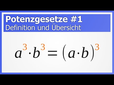 Potenzgesetze #1: Übersicht (aka Potenzregeln) | How to Mathe