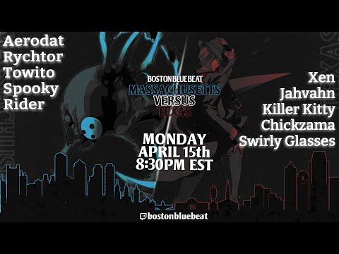 BBB Crew Battles - BBCF - Mass vs Texas ft Spookyblast, Swirlyglasses, Jahvahn, Chickzama, Towito