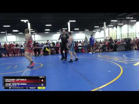 187 Lbs Placement Matches (16 Team) - Zachary Leftwich, Virginia Vs Zane Montelongo, Colorado Blue