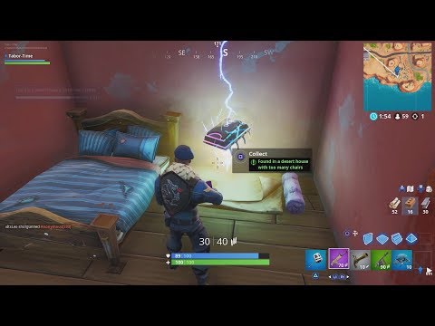"Found in a desert house with too many chairs" - FORTBYTE #16 LOCATION Video