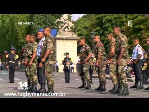 RugbyMania - O Haka francês - The french haka - Le Haka du 14 juillet - rugby