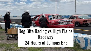 DOG BITE RACING VS HIGH PLAINS RACEWAY 2026 24 HOURS OF LEMONS B F E