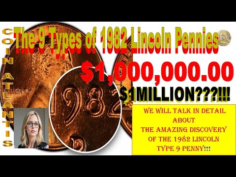 A rare 1982 copper penny is worth an astounding one million dollar!!!