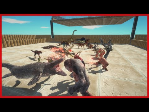 INFERNALS & MUTANT PRIMATES VS DINOSAURS UNITS - ANIMAL REVOLT BATTLE SIMULATOR
