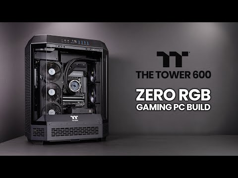 Unique Aesthetic Zero RGB Gaming PC Build | Thermaltake The Tower 600 | Ryzen 9900X | RTX 4080 Super