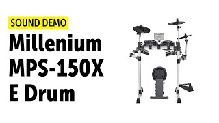Video thumbnail for Millenium | MPS-150X | E-Drum | Sound Demo by Drums Bonedo