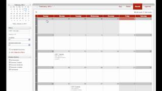 Valencia EDGE: Using the calendar