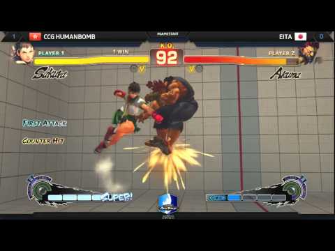 Double Elimination - Top 16 Winners - CCG Humanbomb (Sakura) vs Eita(Akuma)