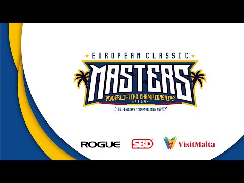 Men M2 93 – 105 kg - European Masters Classic Powerlifting Championships 2024