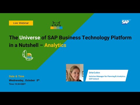 The Universe of SAP Business Technology Platform in a Nutshell – Analytics