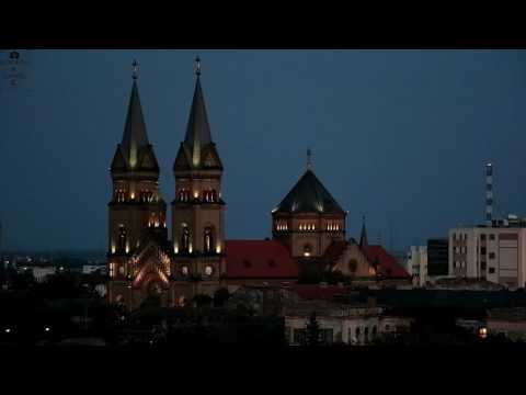 Iluminare ”disco” Biserica Millenium Timisoara