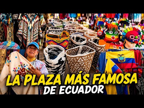 La Plaza de Ponchos Más Famosa del Ecuador | Otavalo en su Máximo Esplendor