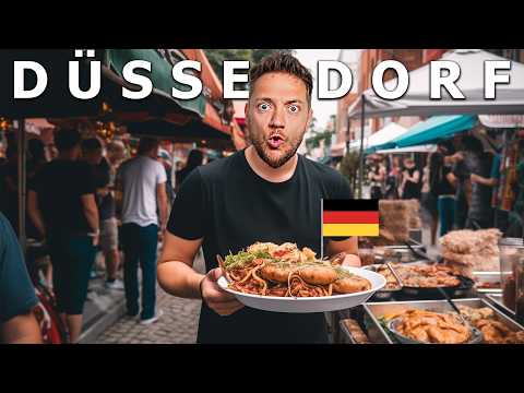 GERMAN STREET FOOD TOUR in Düsseldorf, Germany!
