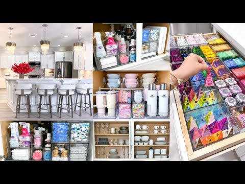 DIY KITCHEN MAKEOVER | Satisfying Clean and Kitchen Restock Organizing on A Budget Video
