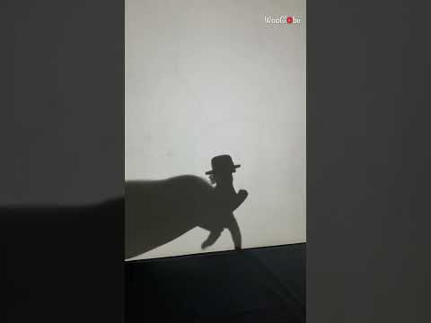 Recreating Michael Jackson dance with shadow from hands!
