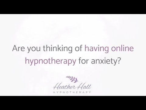 Online Hypnotherapy For Anxiety