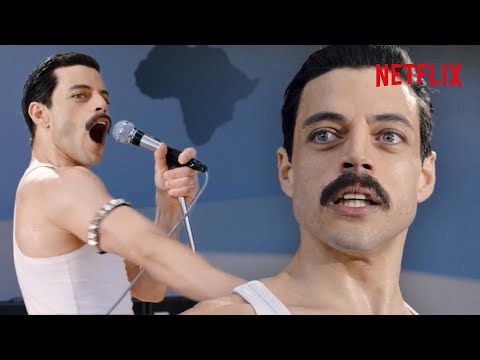 Bohemian Rhapsody - We Are The Champions - Live Aid Full Scene (Rami Malek) | Netflix