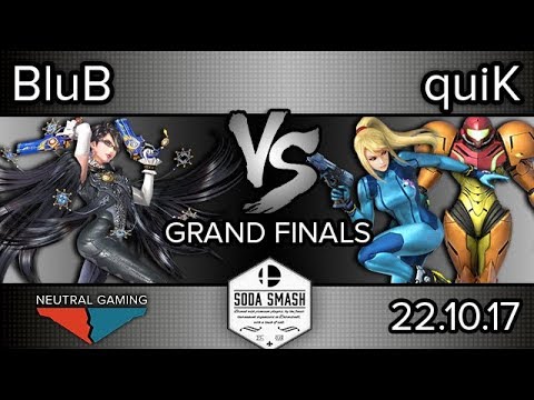 Soda Smash III - NG | BluB (Bayonetta) vs BSD | quiK (ZSS, Samus) - Grand Finals