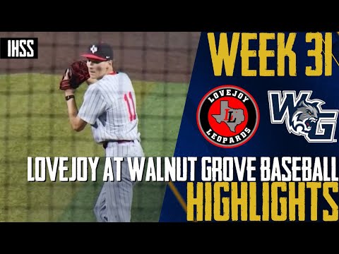 Lovejoy Baseball Shuts Out Walnut Grove 5-0
