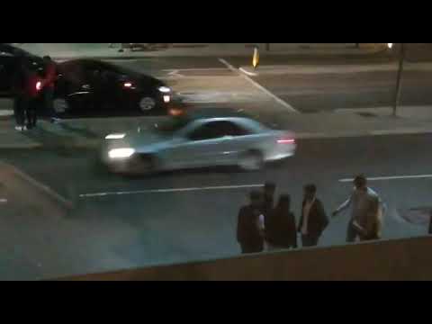 Jaywalking football hooligans 3rd July 2021 Sheldon Square