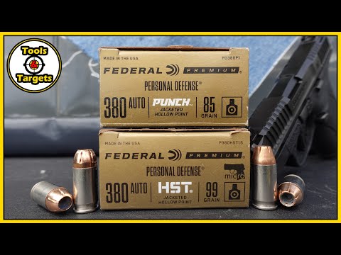 ✅🤏🏻Best Micro Compact .380 ACP Defensive Ammo? Federal IRT Target Ammo