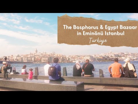 Praça Eminönü Meydanı - Bazar do Egito Mısır Çarsı - Viagem de férias de verão em Istambul - Vlog cinematográfico