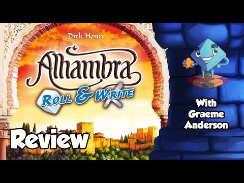 Alhambra Roll and Write Review - With Graeme Anderson