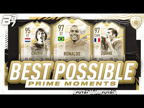 BEST POSSIBLE ICON MOMENTS TEAM w/ ICON MOMENTS RONALDO & ICON MOMENTS CRUYFF! FIFA 21 ULTIMATE TEAM