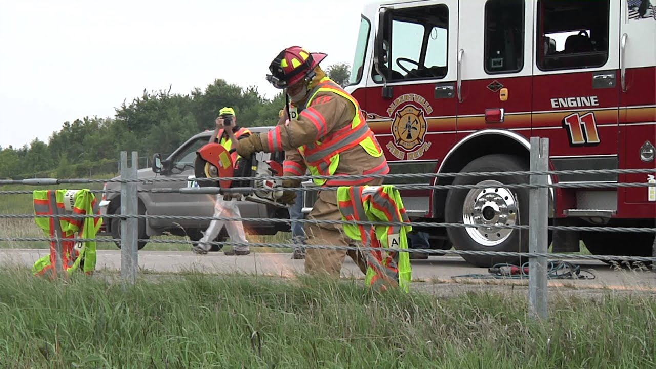 Cable Median Barrier - Emergency Response Training
