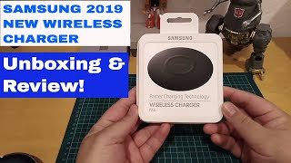 Samsung EP-P1100 Slim Wireless Charging Pad Fast Charge Oplader Zwart Opladers