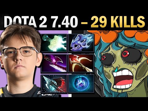 Muerta Pro Carry with 29 Kills and Moon Shard - Gameplay Dota