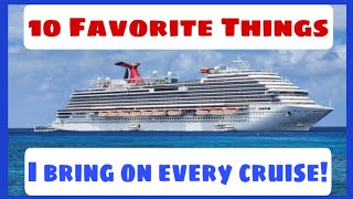 Top 10 Cruise Essentials I bring On Every Cruise!
