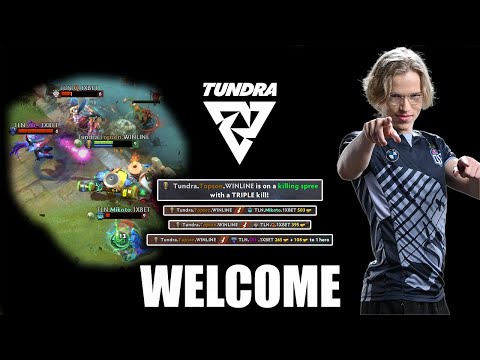 🔥 Topson Joins Tundra - 1st Official Game vs Talon - Dota 2 Pro Game Highlights