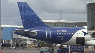 preview picture of video 'Jetblue Departure | Binary Livery | Airbus A320 | N709JB | Nassau,Bahamas'