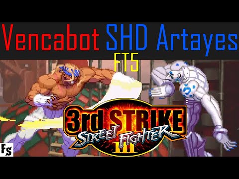Street Fighter III: Third Strike - Vencabot [Alex] vs SHD Artayes [Necro] (Fightcade FT5)